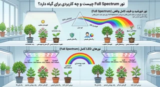 نور Full Spectrum چیست و چه کاربردی برای گیاه دارد؟