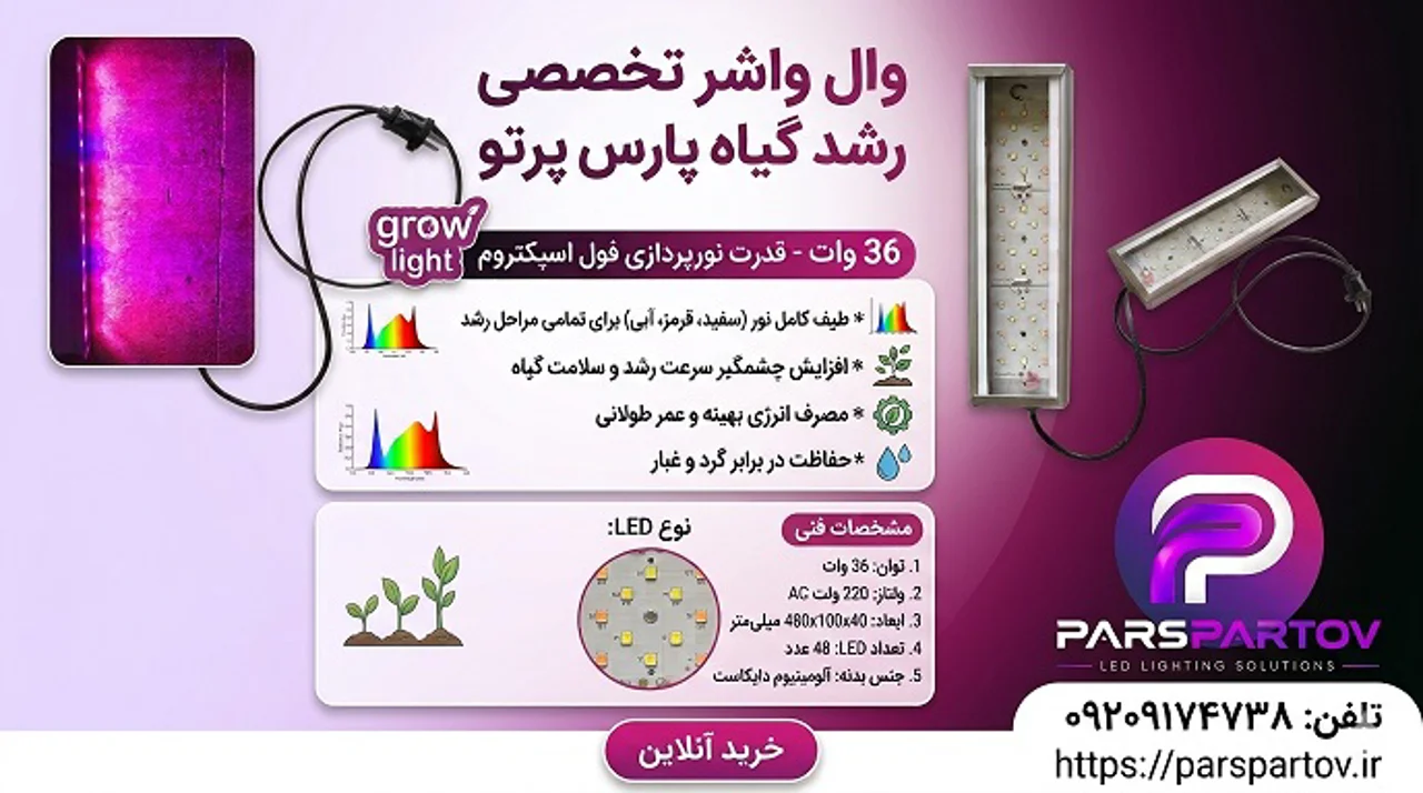 انتخاب لامپ مناسب برای گیاهان آپارتمانی
